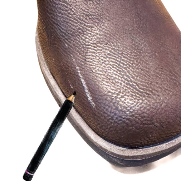 Dr. Scholl’s Janis Brown Buckle Ankle Boots Size 7.5 | Comfort Block Heel Bootie - Picture 5 of 5